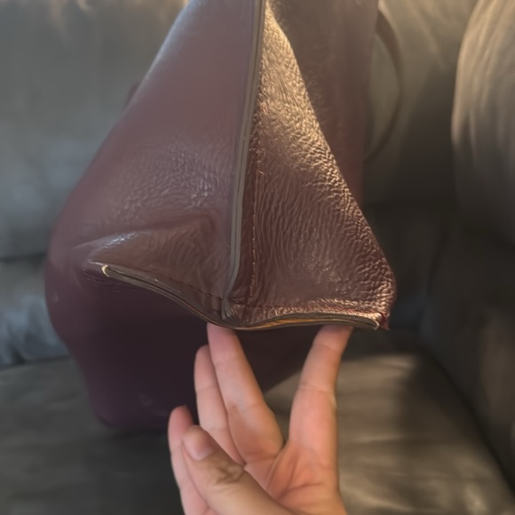 Street level dark purple tote - Picture 2 of 8